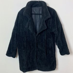 Black Teddy Coat